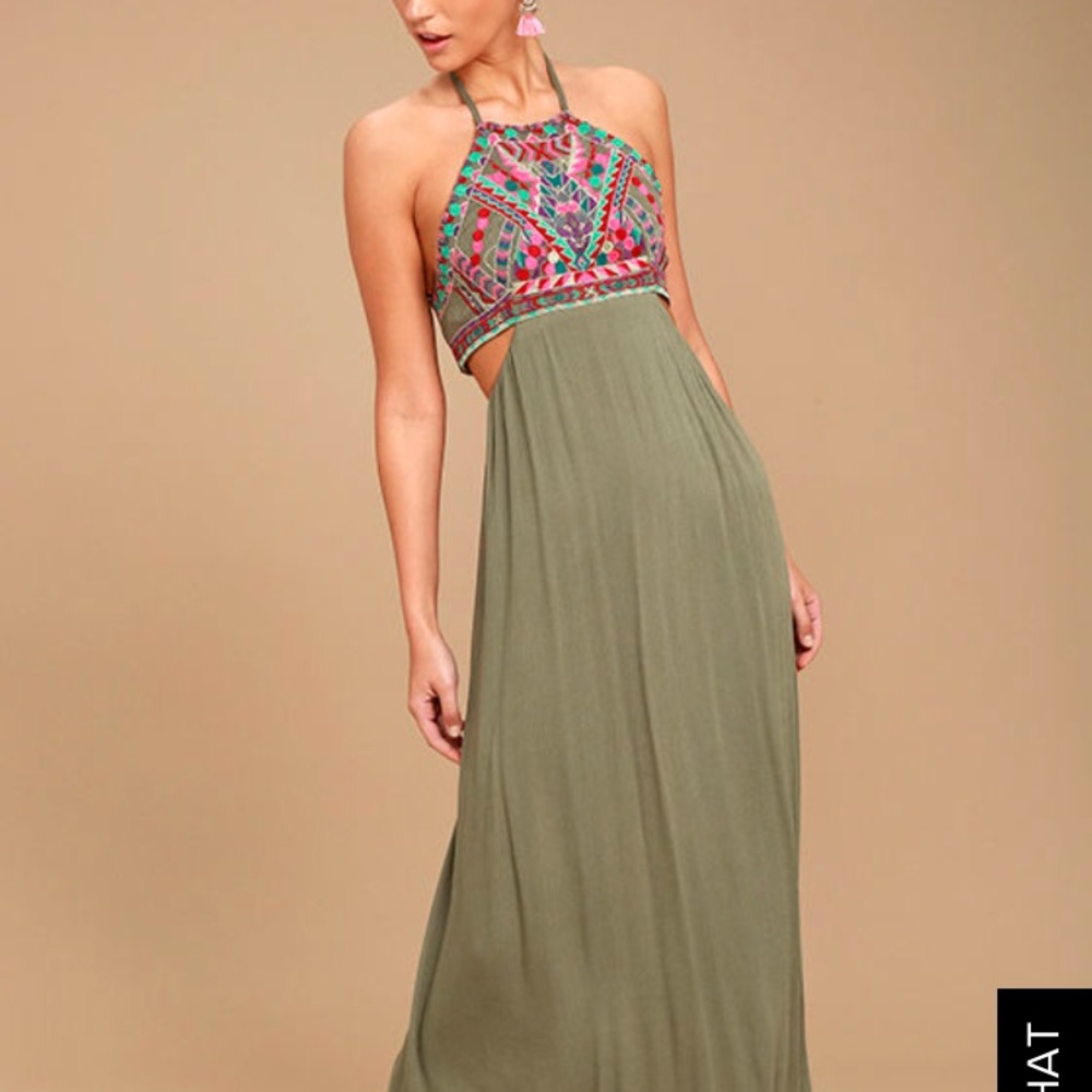 NWT Lulu’s Maxi Dress!